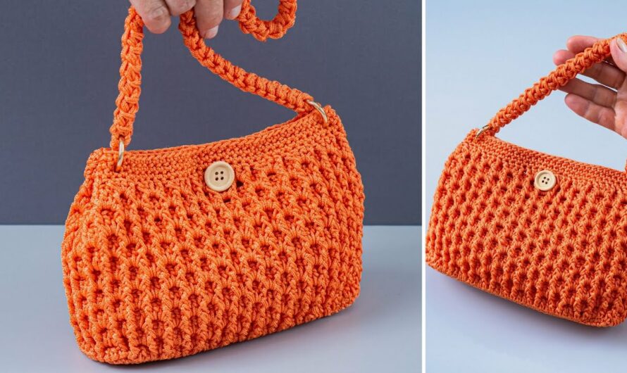 Easy crochet bag step by step tutorial