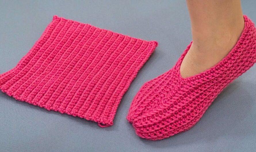 slippers are knitted so simple