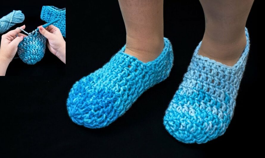 How to Make Crochet Slippers in an Hour – Even a Beginner Can Handle It!