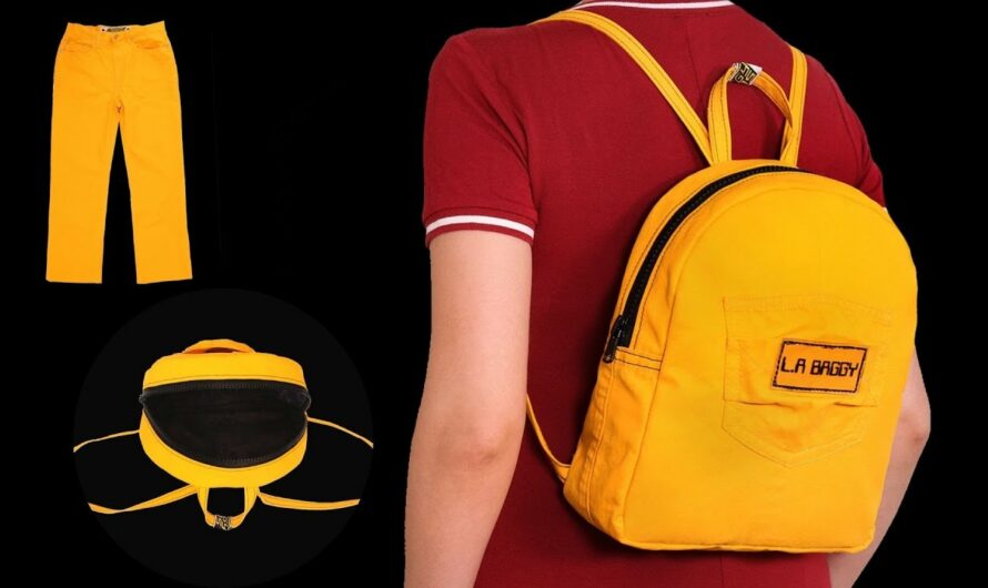 The “Urban Explorer” Mini-Backpack: An Upcycled Denim Pattern