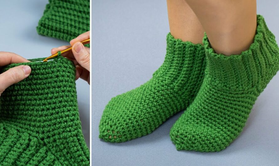 How to Make the Simplest Crochet Socks