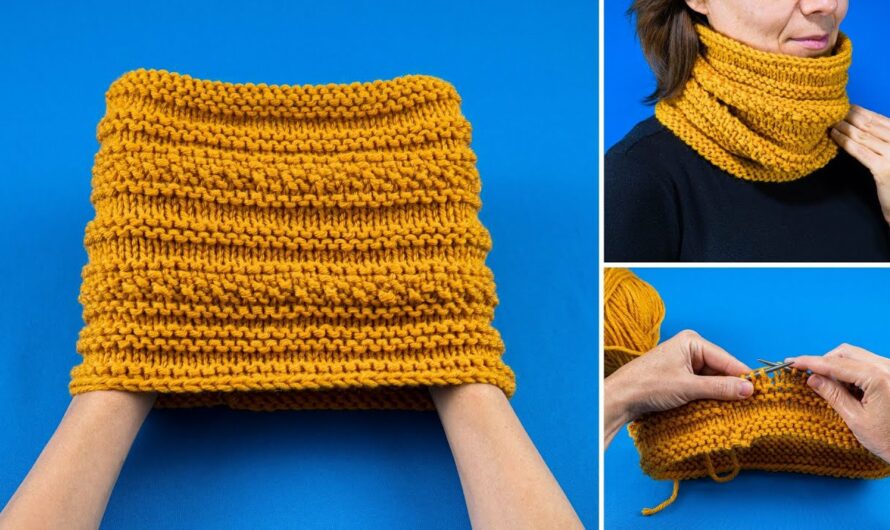 How to Knit a Simple Snood Quickly and Easily