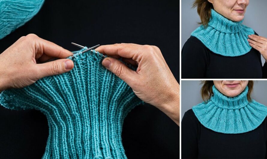 🧶 How to Make a Simple Knitted Snood for Beginners