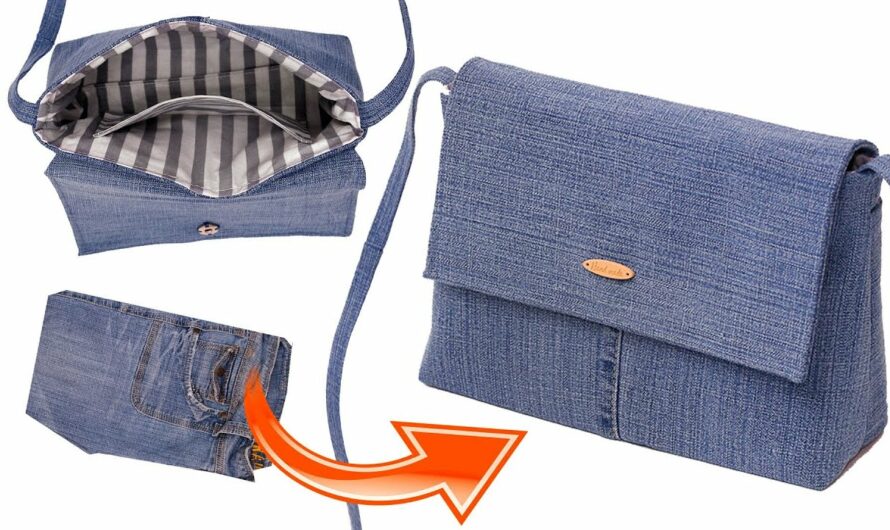 The “Heritage Panel” Tote: An Upcycled Denim Market Bag Pattern