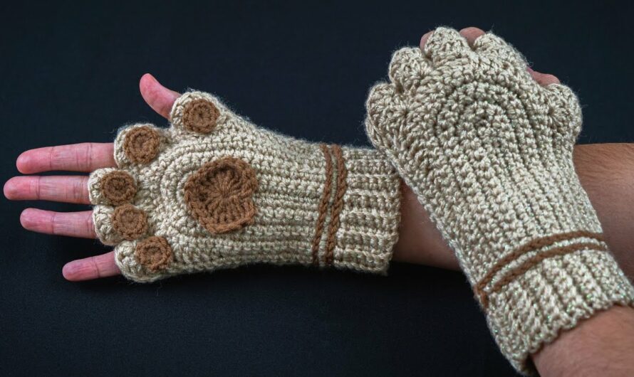 How to Make “Cat’s Paws” Fingerless Mittens