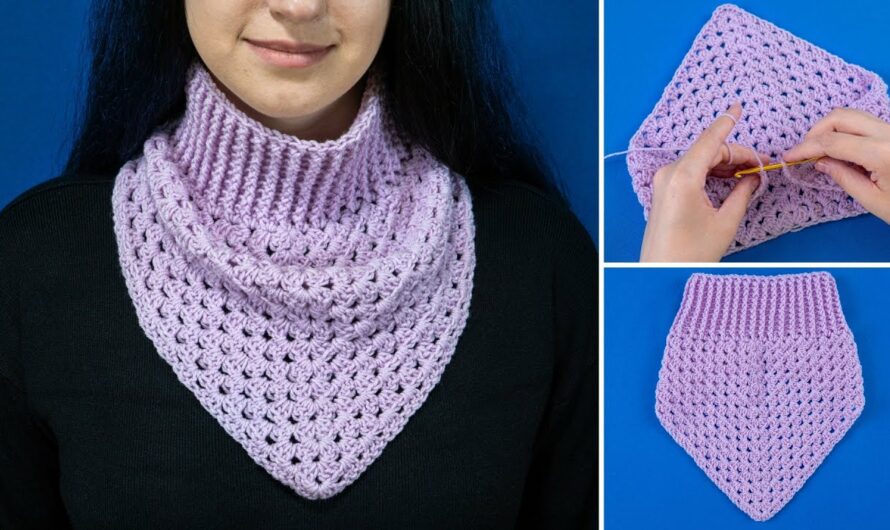 How to Make an Easy Crochet Collar / Dickey
