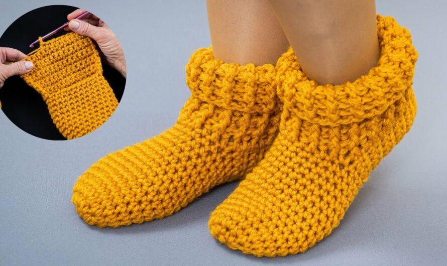 How to Make Crochet Slippers Quickly and Simply (For Beginners)