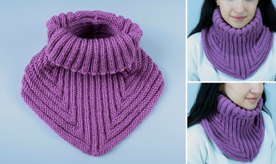 How to Make an Easy-to-Knit: The Most Comfortable Dickey Scarf for Everyone