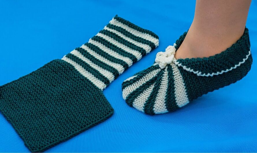 How to Make Knitted Slippers – Beautiful and Comfortable