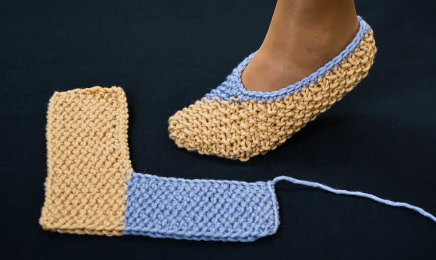 How to Make Easy Knitted Slippers – Tutorial for Beginners