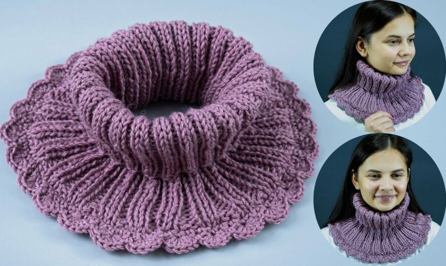 🧵 How to Make a Very Simple & Original Shirt-Front / Snood / Scarf (Beginner Friendly!)