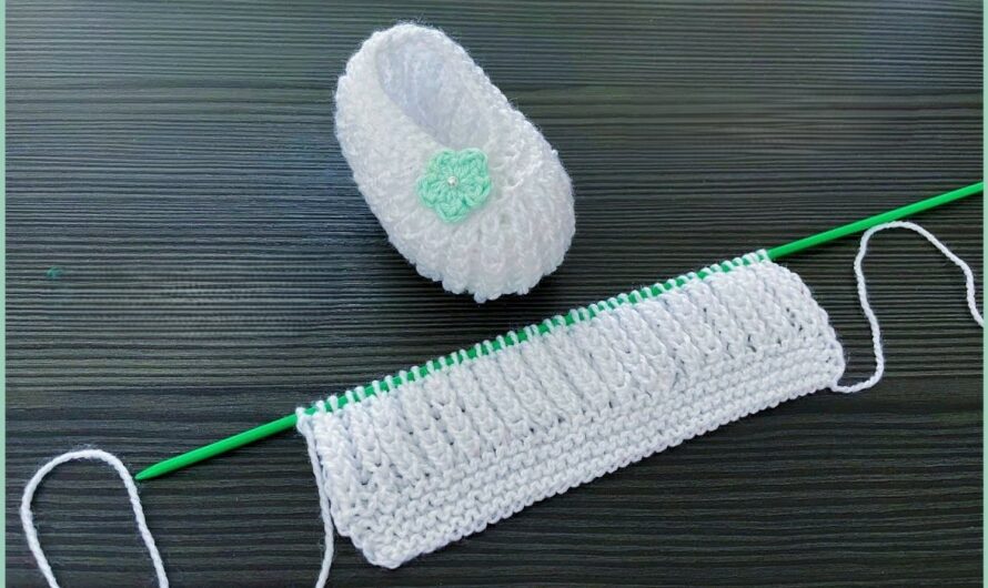 KNITTING BABY SHOES STEP BY STEP