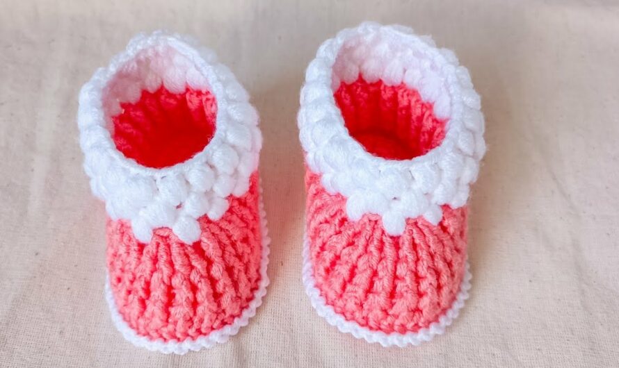 Easy Crochet Tutorial: How to Make Adorable Pink Baby Booties