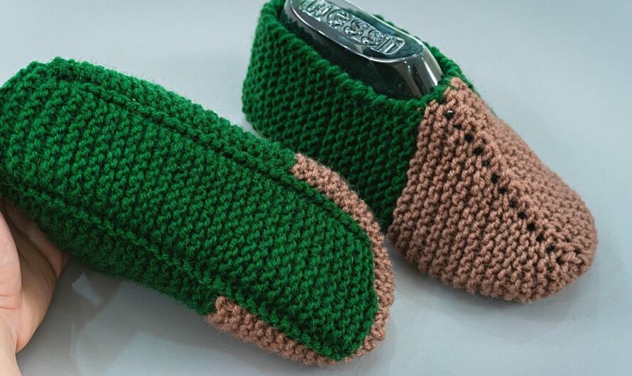 How to Make These Knitted Slippers: Simple, Comfortable, and Long-Lasting