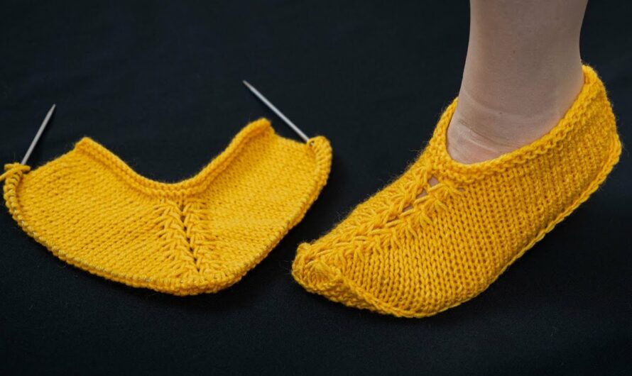 How to Make Knitted Slippers Without Seams on the Sole – Easily and Simply