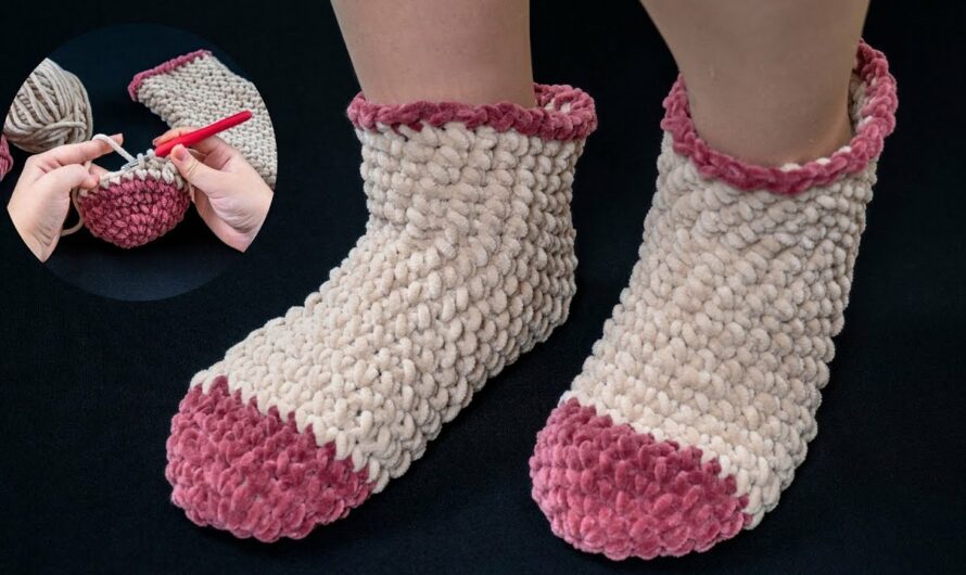 How to Make the Easiest Crochet Socks (Beginner-Friendly)