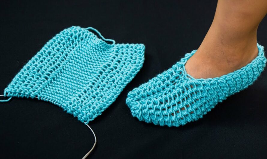 How to Make Simple and Quick Knitted Slippers – Detailed Guide
