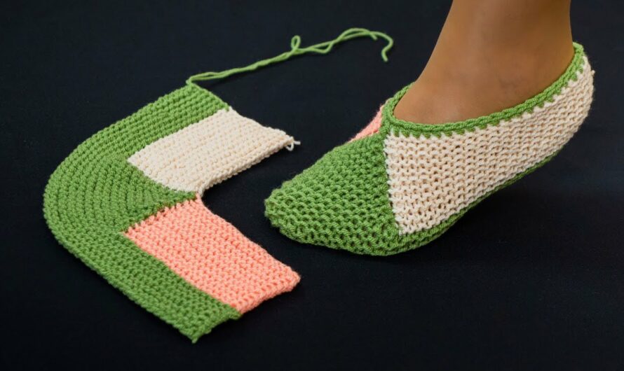 How to Make Simple Knitted Slippers for Beginners