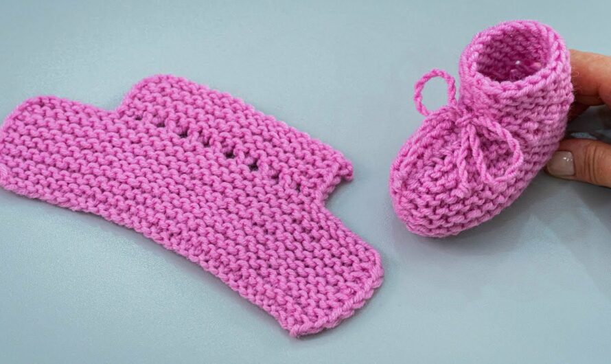How to Make Baby Knitted Slippers (0–3 Months)
