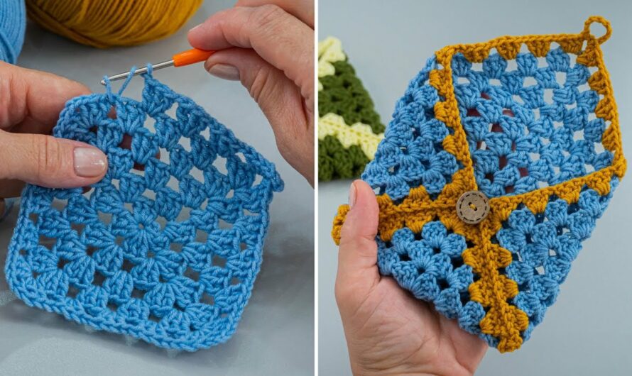 How to Make a Crochet Wallet / Envelope