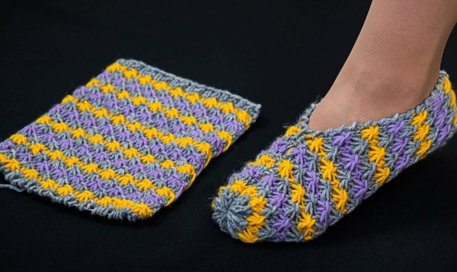 How to Make Very Easy Knitted Slippers