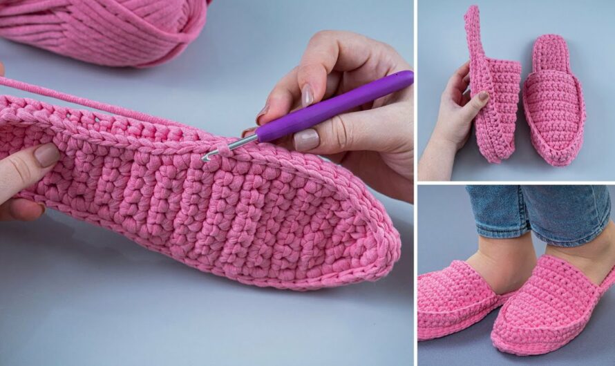 How to Make Simple Slippers Out of Chunky Yarn – Step-by-Step Tutorial