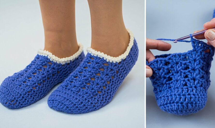 How to Make Easy Crochet Slippers (Step-by-Step Tutorial)