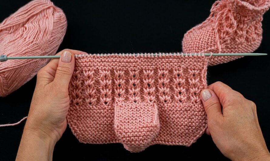 How to Make Baby Knitted Slippers (9–12 Months)
